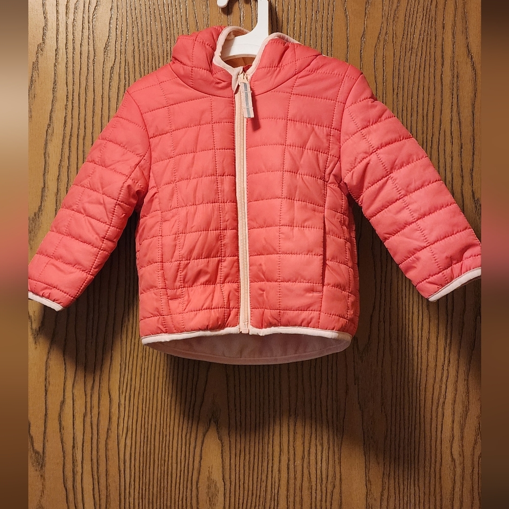 Cat & Jack Pink Quilted Puffer Jacket